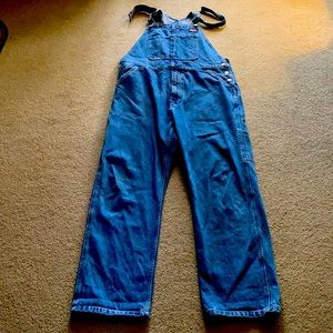Levi Men’s Denim Overalls Large